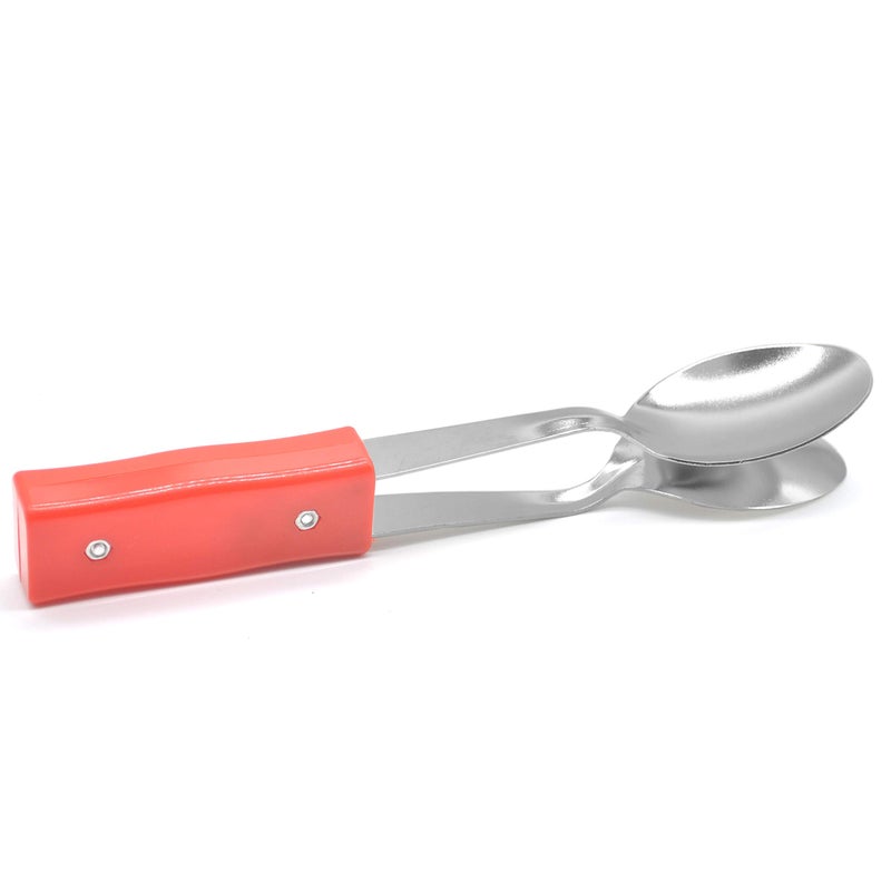 Mihey Musical Spoons with Handle - Traditional Irish Folk Session Percussion Instrument - Image 3